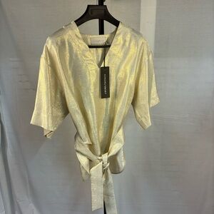 NWT Ginger & Smart Luna Top in Light Gold Shimmer 8